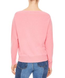 Sandro Neige Ring-Detail Cutout Sweater