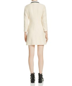 Maje Renalo Mini Tweed Shirt Dress