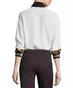 Etro Lhamu Suzani-Print Silk Blouse