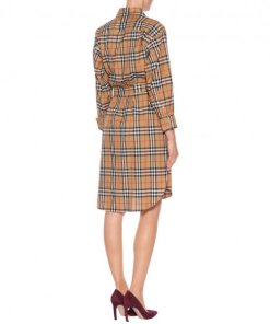 burberry-vintage-checked-cotton-shirtdress