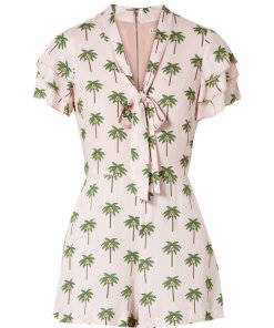 Alice + Olivia X Angelica Hicks Macall Ruffle Romper