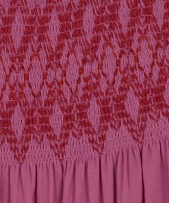 Maje Lofaur Smocked Embroidered Off-the-Shoulder Top