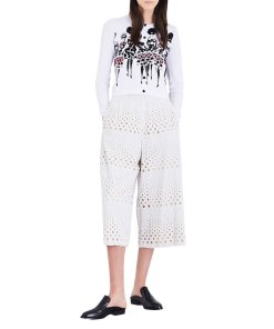 Alice + Olivia Ruthy Stace Knit Cotton-Blend Cardigan