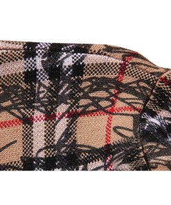 Burberry Kern 48 Scribble Check Merino Wool Sweater