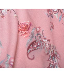 Haute Hippie Robbers Roost A-Line Ruffle Rose-Print Chiffon Dress