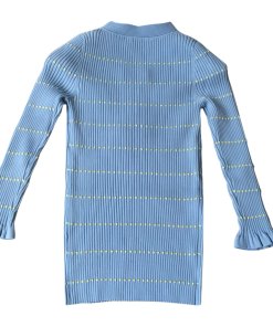 Sandro Gemilia Tasseled Lace-Up V-Neck Sweater