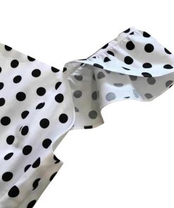 Alice + Olivia Farah Sleeveless Polka-Dot Mini Dress