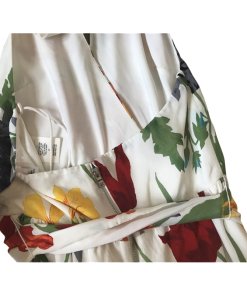 Alice + Olivia Cyprus Multicolor Floral Halter Jumpsuit