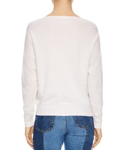 Sandro Neige Ring-Detail Cutout Sweater