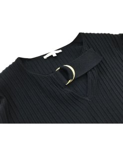 Maje Martha Zig Zag Sweater & Julia Mesh Tiered Skirt