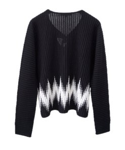 Maje Martha Zig Zag Sweater & Julia Mesh Tiered SkirtMaje Martha Zig Zag Sweater & Julia Mesh Tiered Skirt