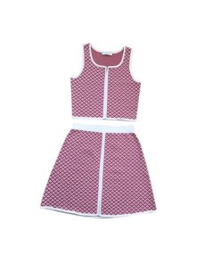 Sandro Twin Cropped Knit Top & Viviane Skirt