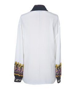 Etro Lhamu Suzani-Print Silk Blouse