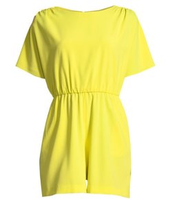 Alice + Olivia Ashlea Flutter-Sleeve Romper