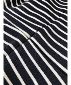 Kate Spade New York Striped Ponte Fit & Flare Dress