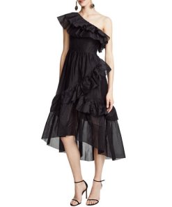 Ulla Johnson Clemente Ruffle Midi Dress