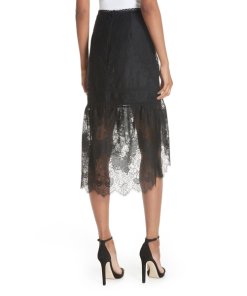 Alice + Olivia Regina Cold-Shoulder Top & Triss High-Low Skirt