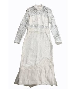 Alexis Anabella Long Sleeve Lace Midi Dress