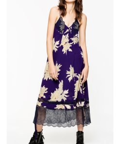Zadig & Voltaire Roses Blossom Silk Dress