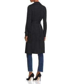 Theory Oaklane Silk Trenchcoat