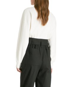 Maje Marlina Shoulder Button Sweater