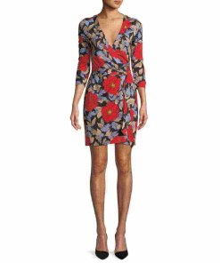 Diane von Furstenberg New Julian Mini Wrap Dress