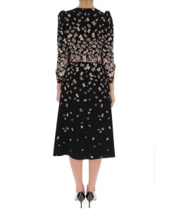 Bottega Veneta Butterfly Printed Dress