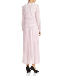Maje Rocket Pleated Maxi Dress