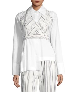 Robert Rodriguez Striped Halter Top