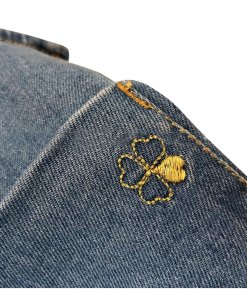 Maje Pinaro Tie-Strap Denim Overalls