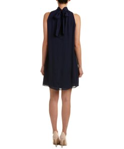 Alice + Olivia Rhiannon Tie Mockneck Dress