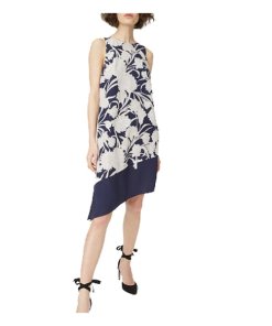Club Monaco Quynh Floral Asymmetric Dress