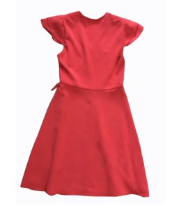 Alice + Olivia Doralee Flutter-Sleeve Wrap Dress