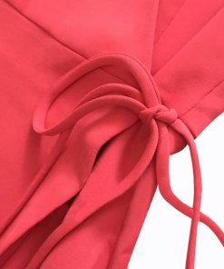 Alice + Olivia Doralee Flutter-Sleeve Wrap Dress