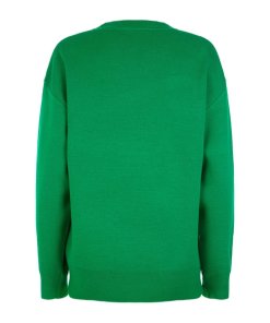 Sandro Wool-Blend Embellished Crewneck Sweater