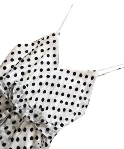 Alice + Olivia Mable Polka Dot Faux-Wrap Dress