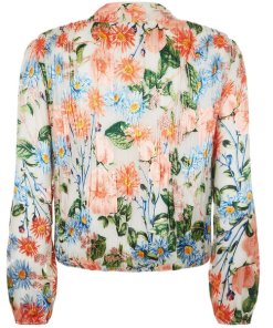 Alice + Olivia Trista Cross Front Blouson Top