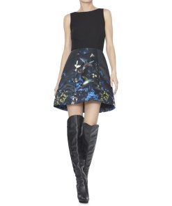 Alice + Olivia Alejandra Enchanted Forest Print Dress