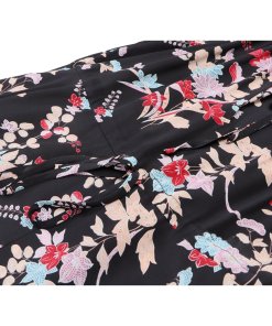 Diane von Furstenberg Floral Halterneck Silk Dress