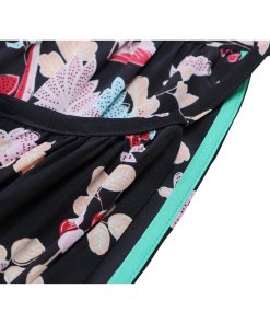 Diane von Furstenberg Floral Halterneck Silk Dress