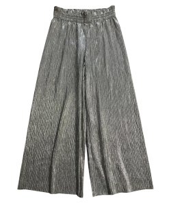 Alice + Olivia Elba Plissé Pleated Paperbag Culottes