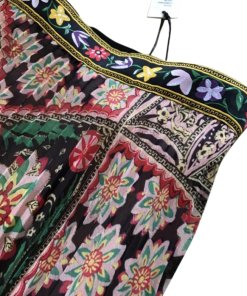 Alice + Olivia Shannon Printed Pleated Maxi Skirt