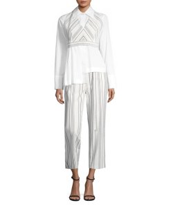 Robert Rodriguez Striped Halter Top
