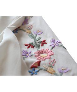Vilshenko Faye Embroidered Silk Blouse