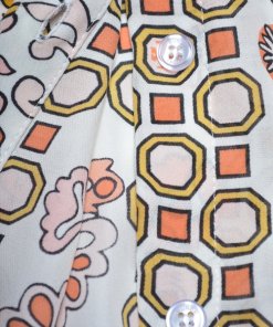 Tory Burch Kia Bow Hicks Garden Print Silk Blouse