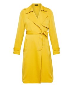 Theory Oaklane Silk Trenchcoat