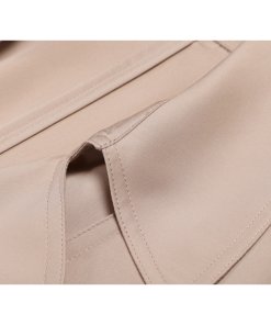 Theory Oaklane Silk Trenchcoat