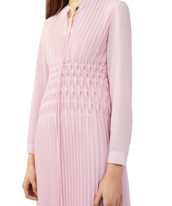 Maje Rocket Pleated Maxi Dress