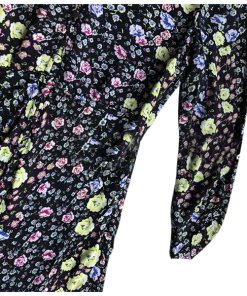 Rixo London Katie Mixed Micro Floral Printed Crepe Dress
