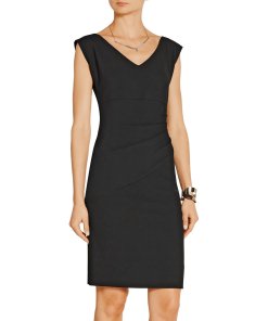 Diane von Furstenberg Bevin Ruched Stretch-Crepe Dress